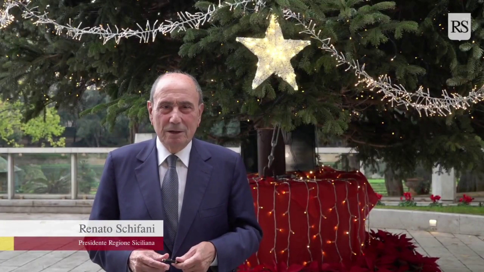 Gli auguri di Schifani per il 2026 