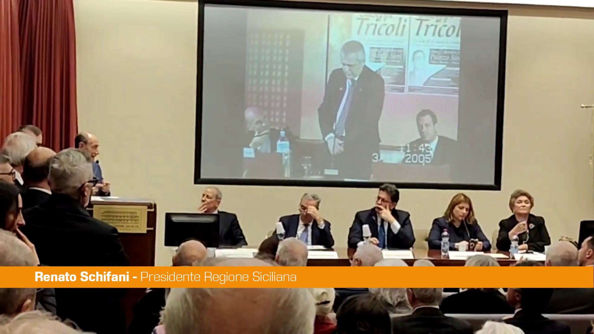 20 anni Fondazione Tricoli, Schifani 