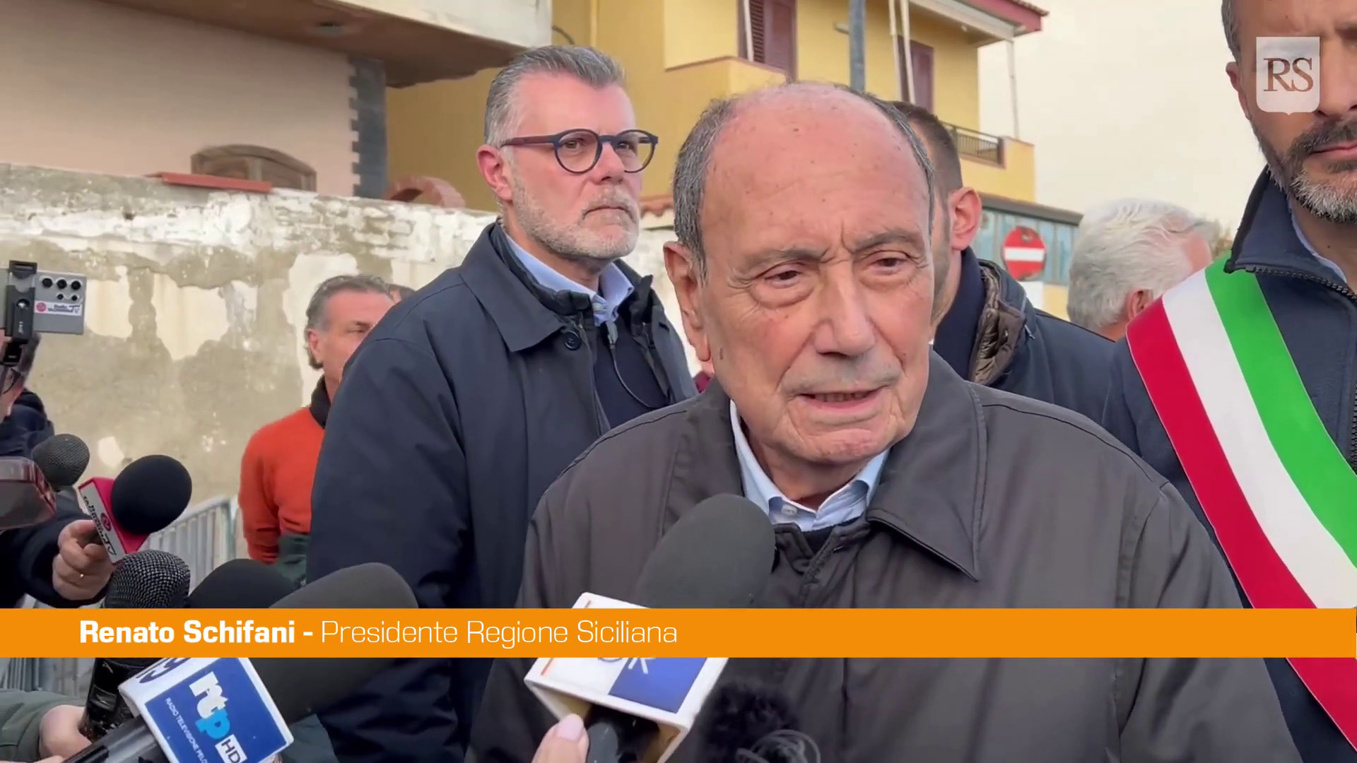 Maltempo, Schifani nel Messinese 