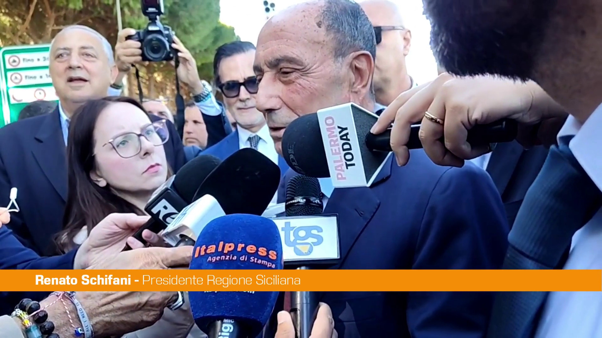 Inaugurato svincolo di Brancaccio, Schifani "No polemiche ma fatti"