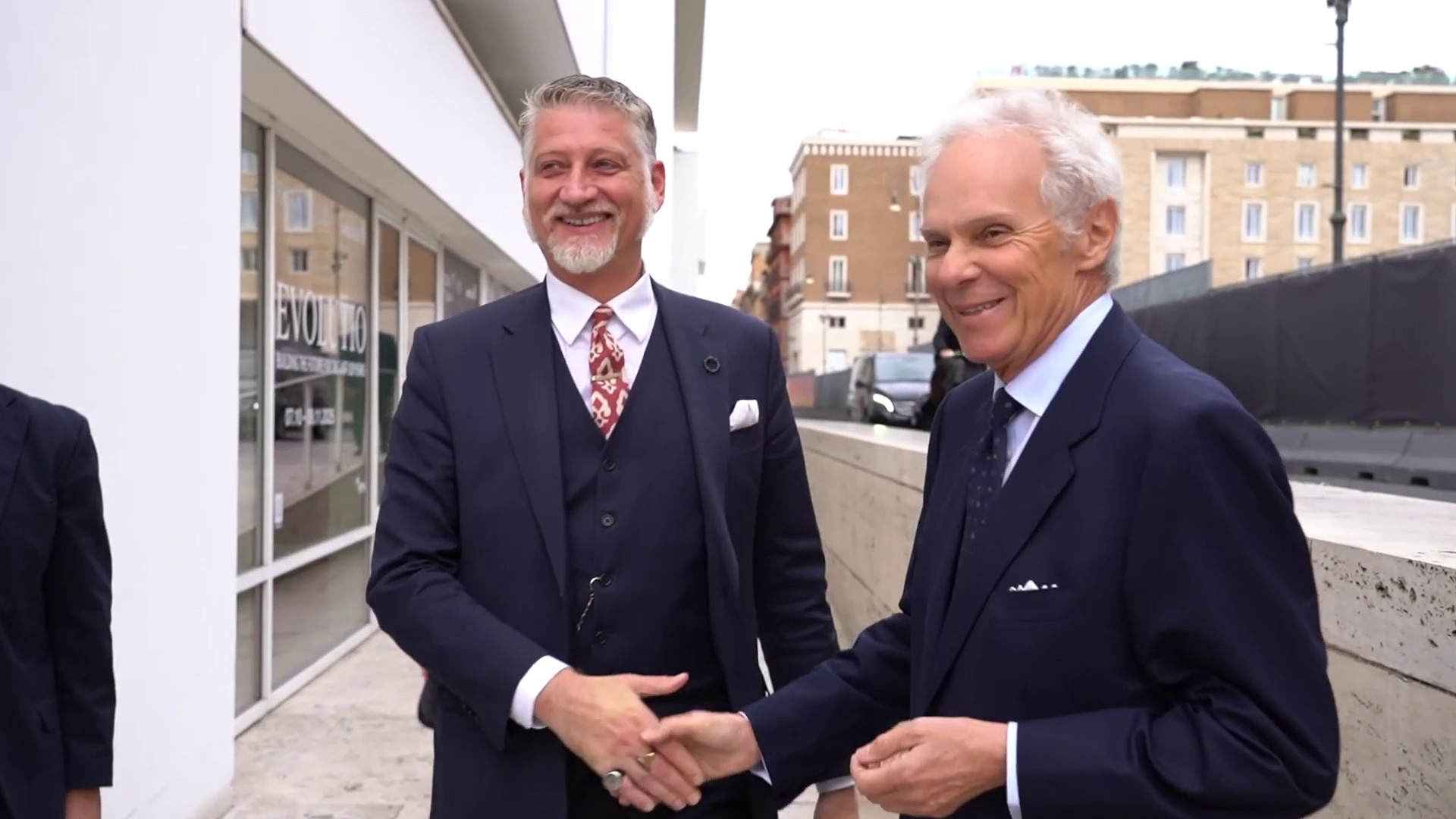 Giuli visita mostra Webuild EVOLUTIO, 