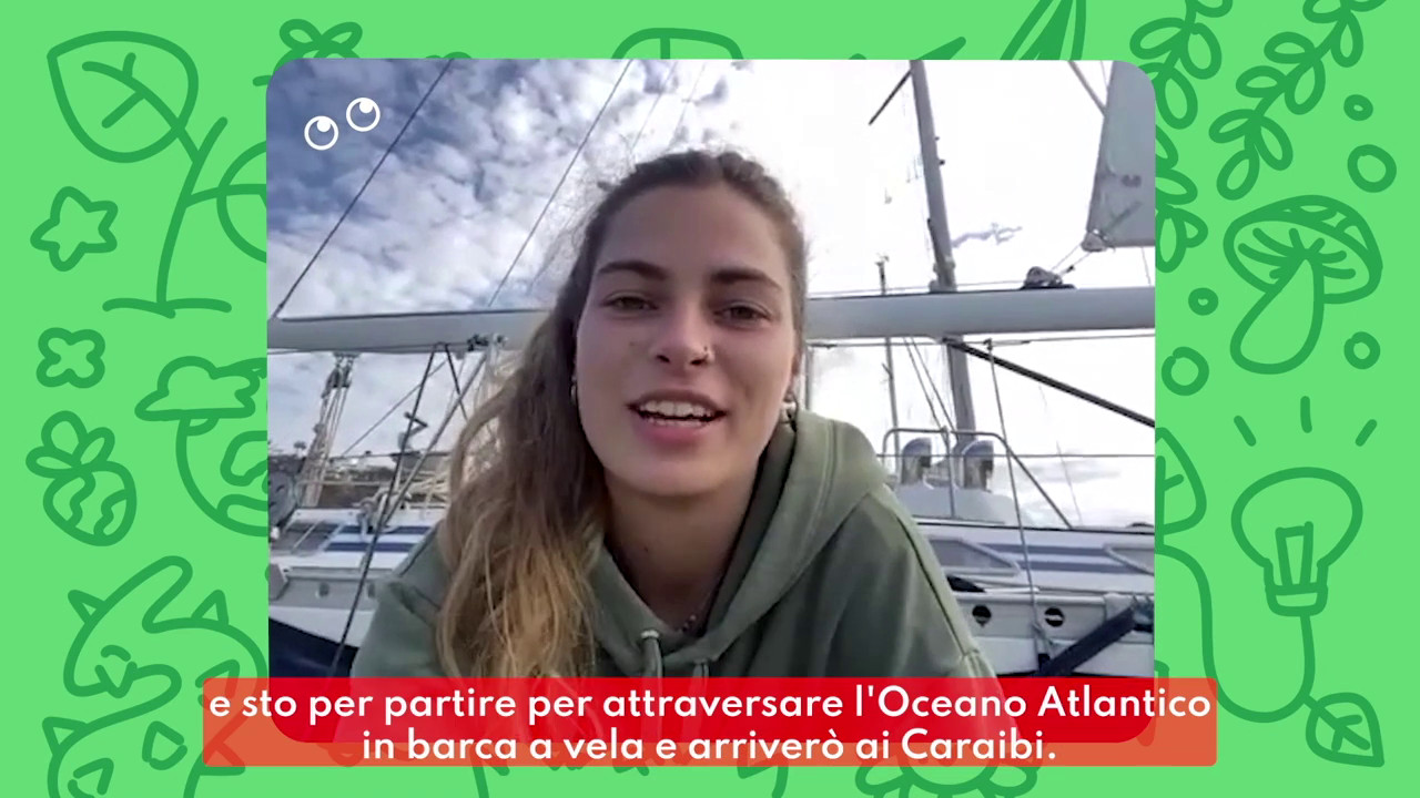 Il viaggio di Maddalena in barca a vela per piantare alberi