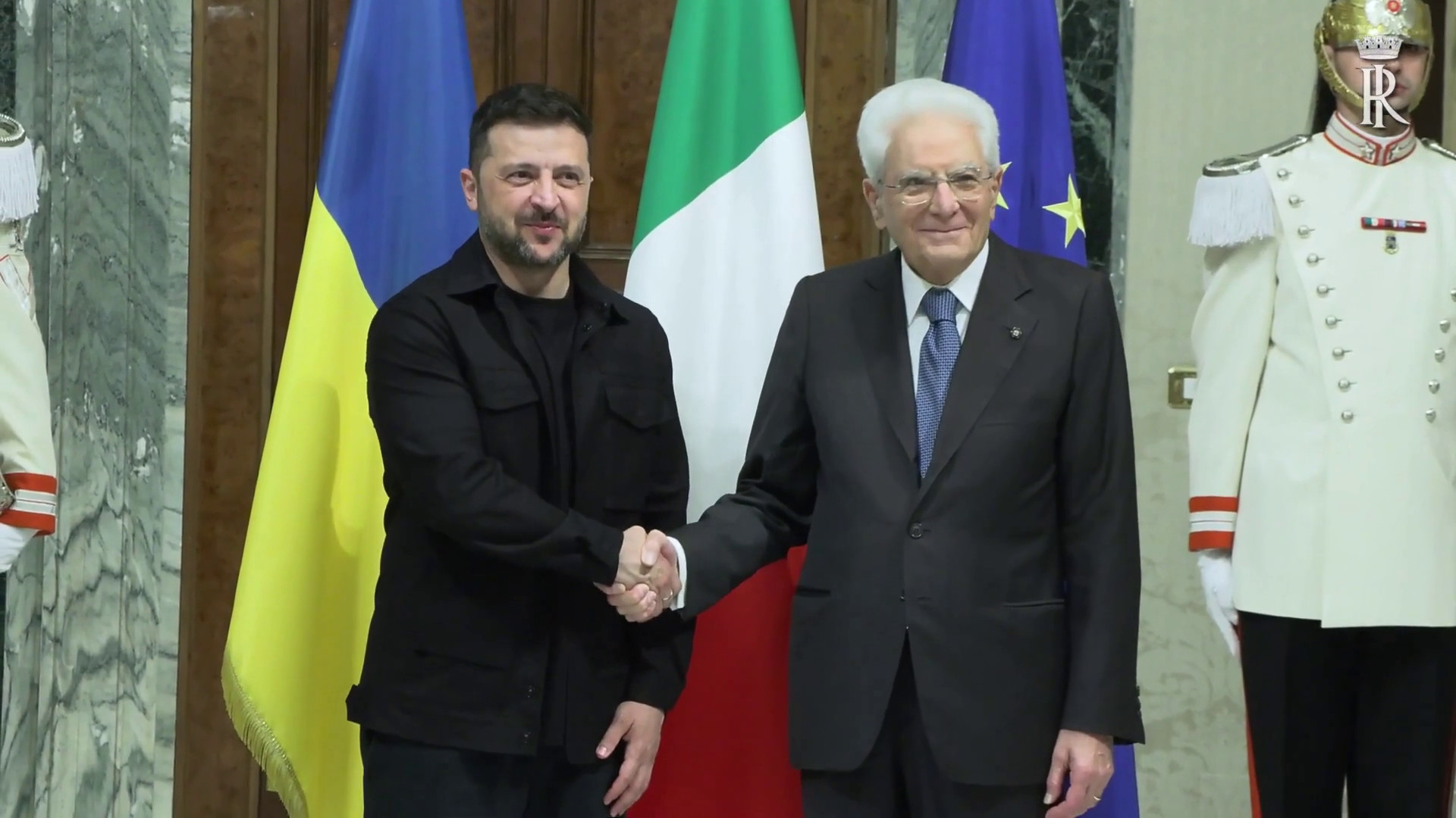 Mattarella riceve Zelensky 