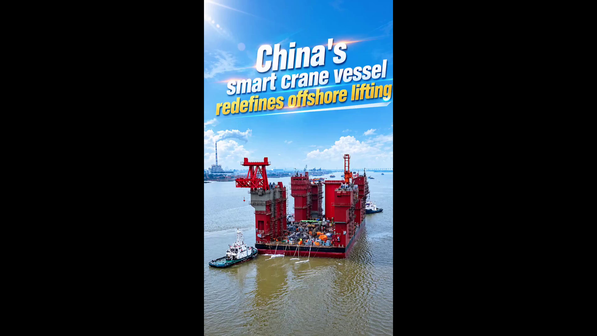 Cina: varata la più grande nave gru semisommergibile a rotazione completa