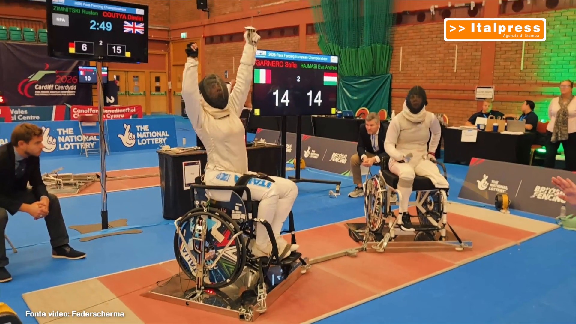 Italscherma da record agli Europei Paralimpici di Cardiff