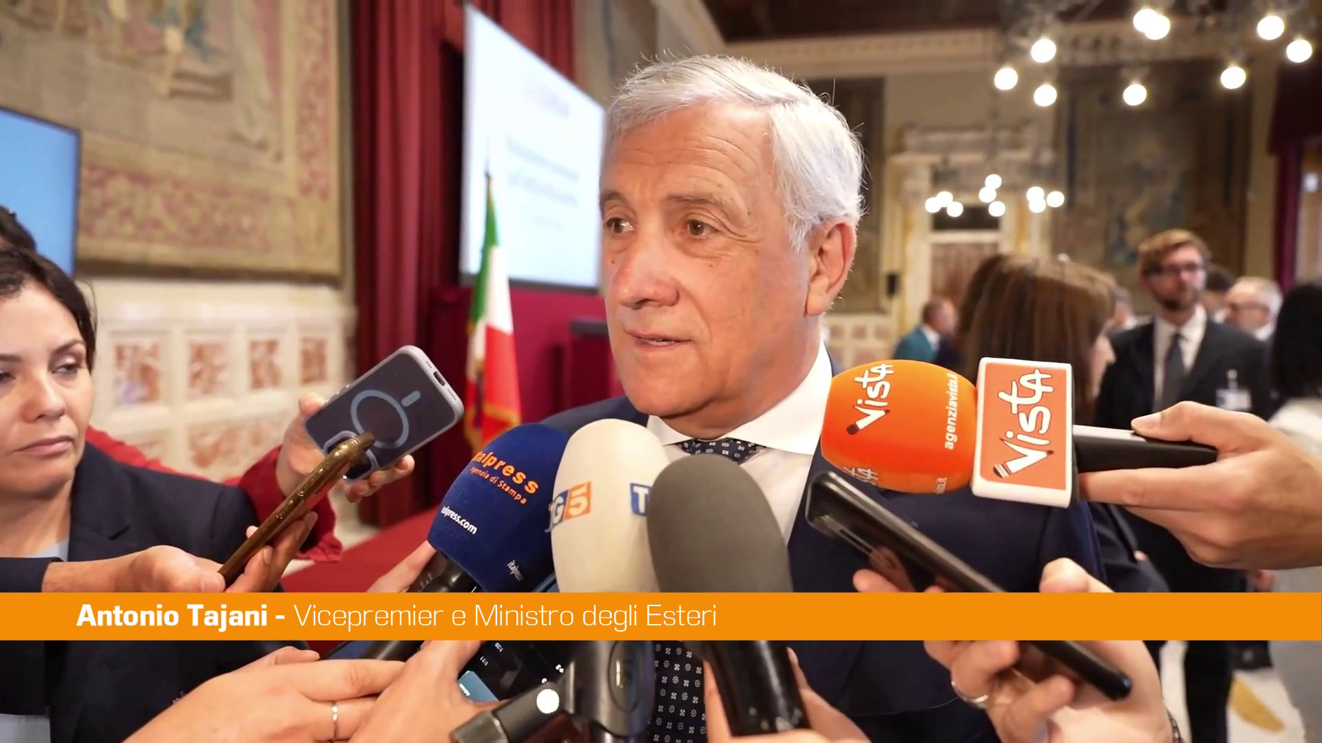 Medio Oriente, Tajani 