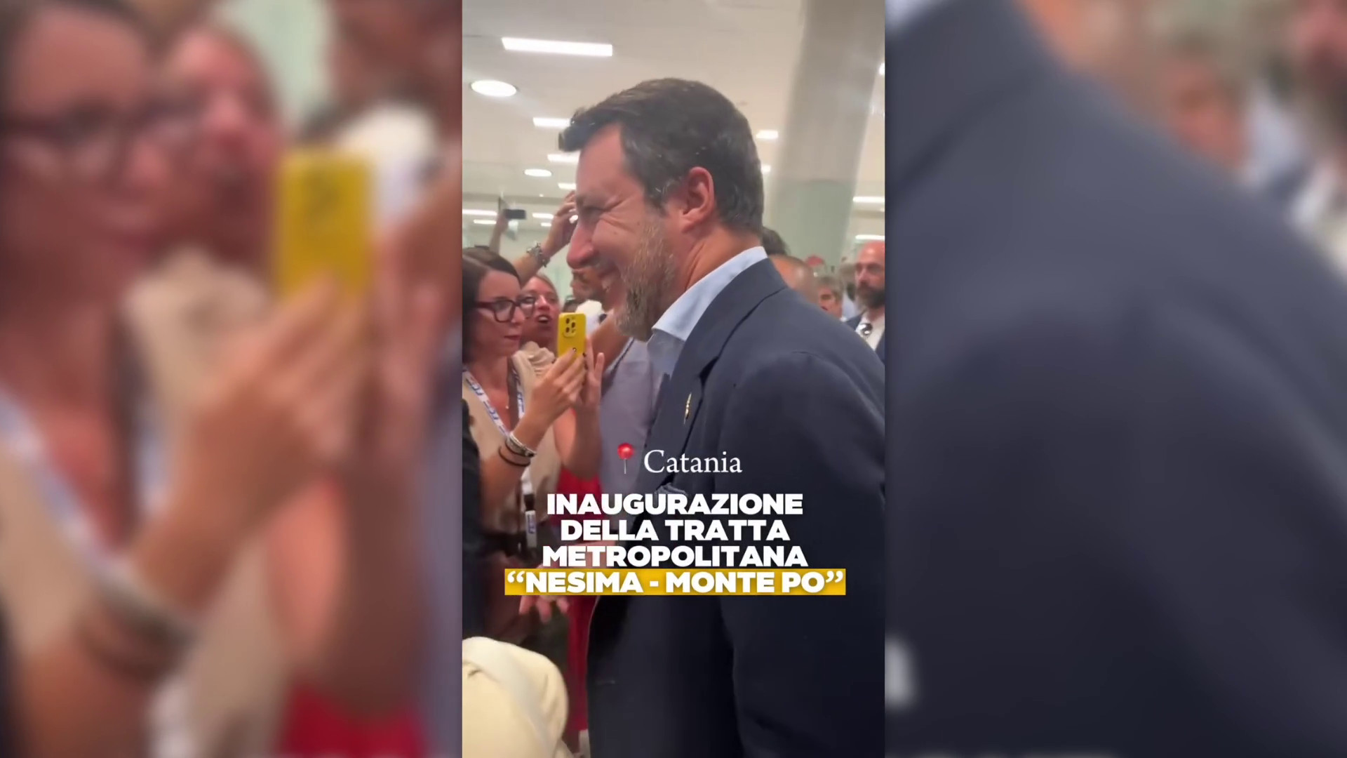Catania,Salvini “Con nuova tratta metro recuperiamo anni dimenticanze”