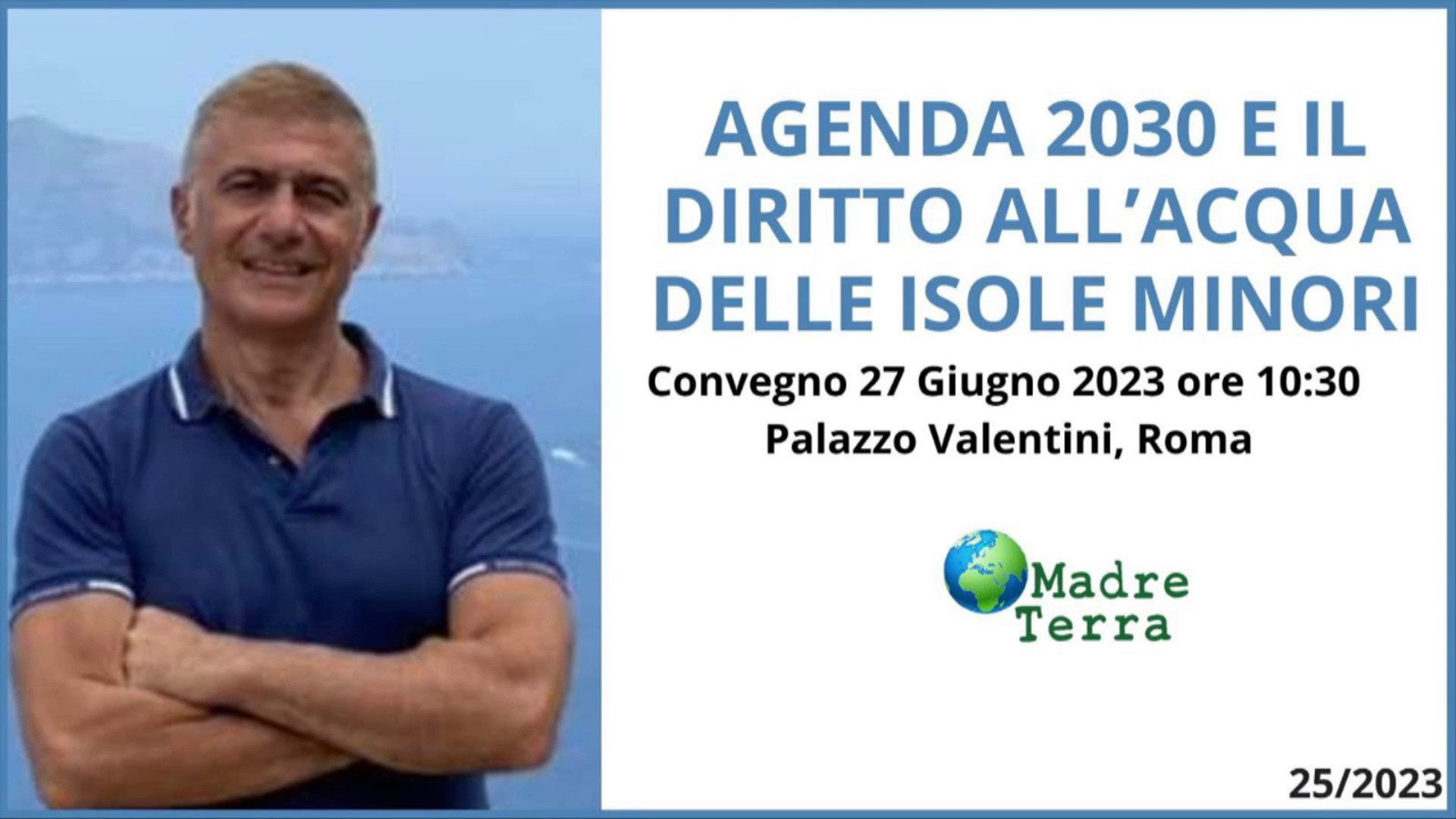 Madre Terra - Un convegno sul diritto all'acqua delle Isole minori