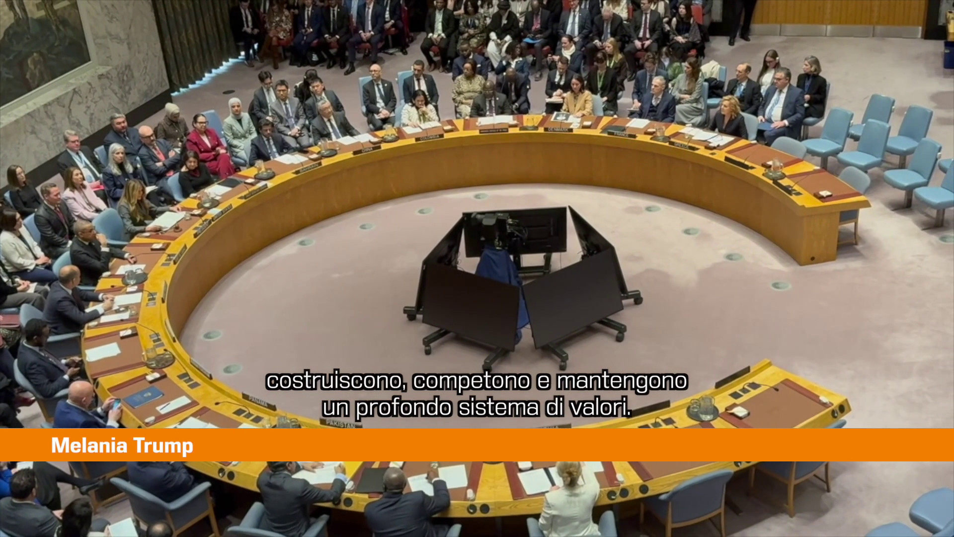 Melania Trump al Consiglio di Sicurezza Onu 