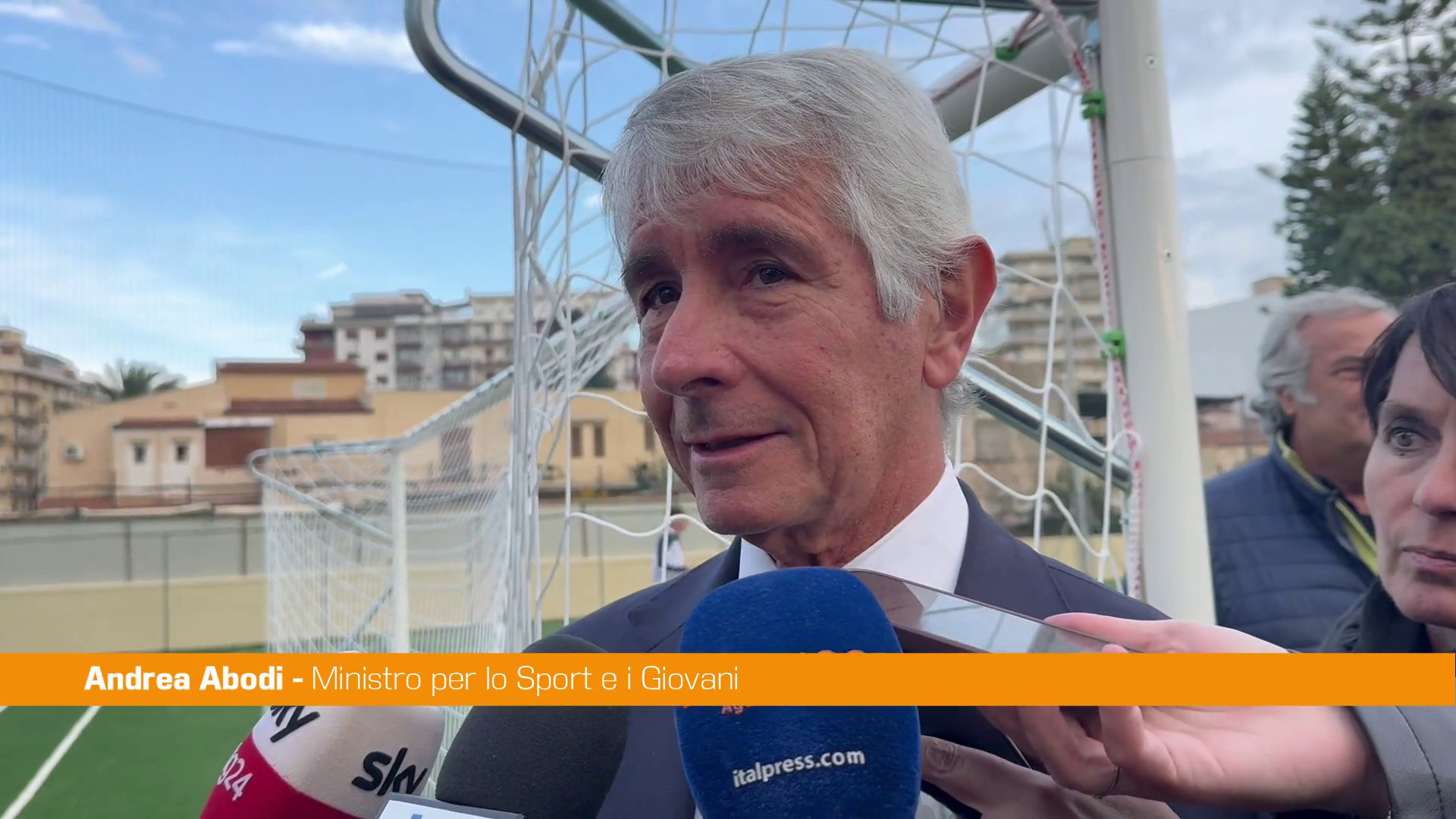 Abodi inaugura Centro sportivo Borsellino a Palermo 